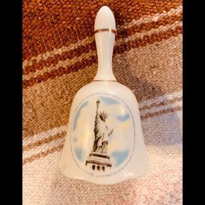 Japan 100th year Statue of Liberty porcelain bell